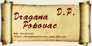 Dragana Popovac vizit kartica